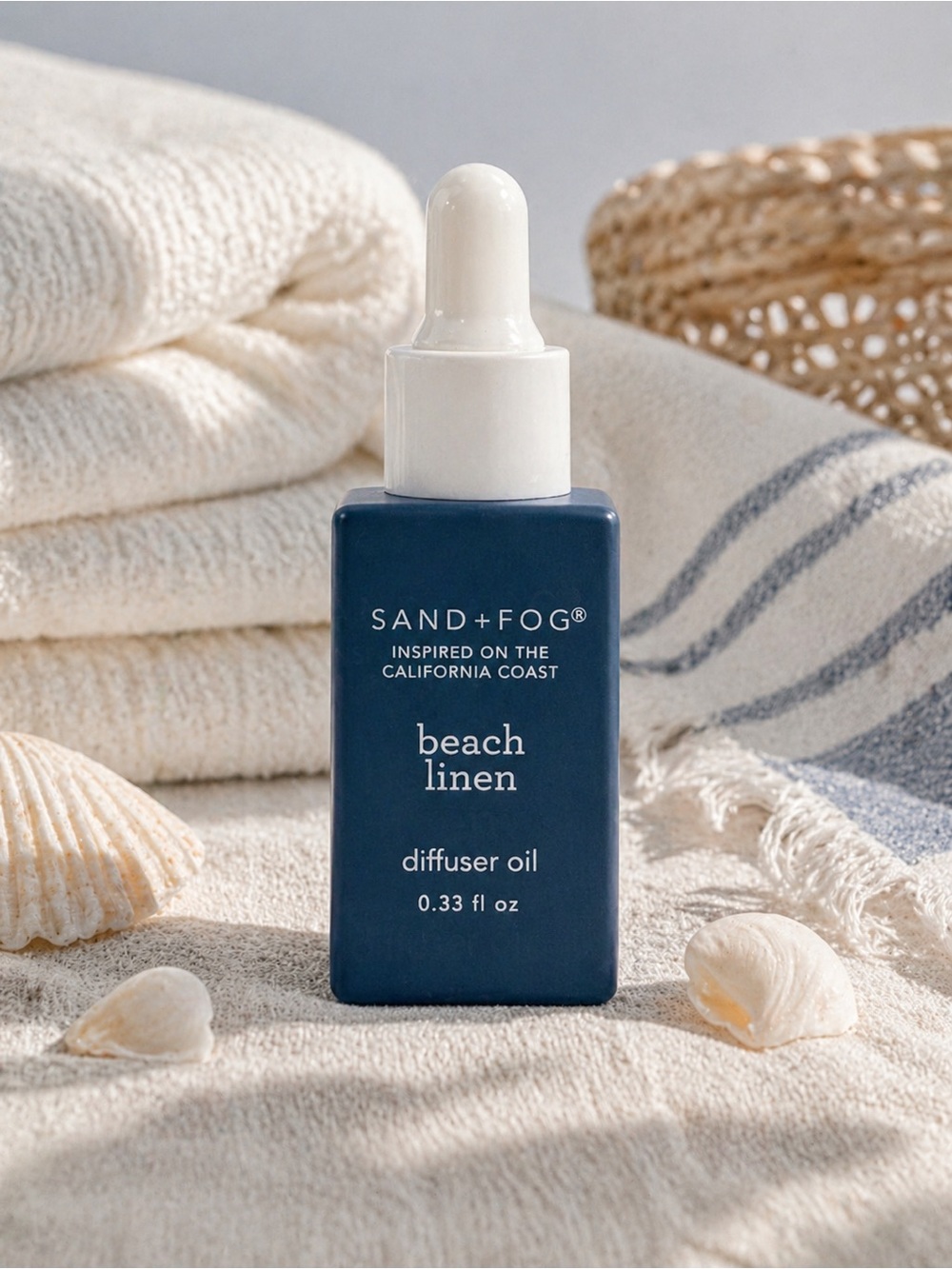 SAND + FOG BEACH LINEN DIFFUSER OIL